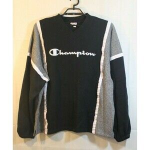 Vintage Champion Spellout Logo Sweatshirt Pullover Mens Size 2XL